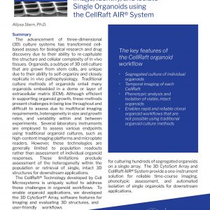 COVER RaftNote Image Identify Isolate Organoids Final030922