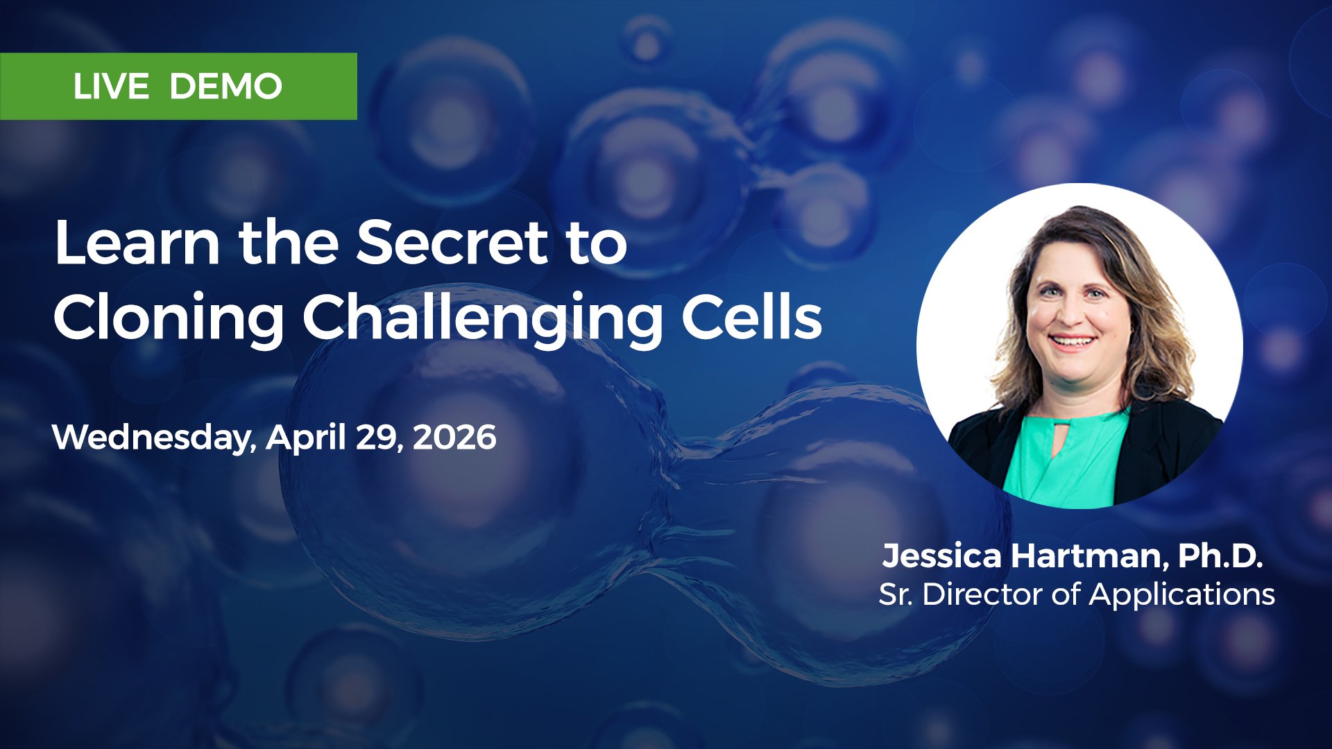 thumbnail Live Demo Learn the Secret to Cloning Challenging Cells 20260429